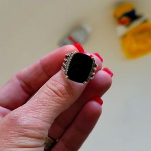 David Yurman Black Onxy size 6